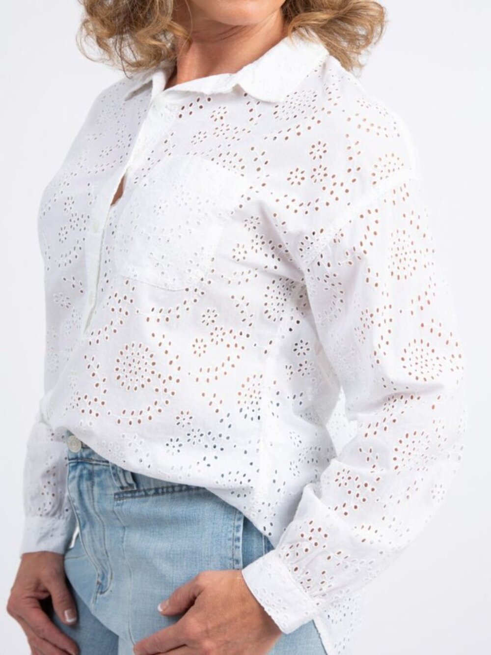 JAG Eyelet Blouse-S-NWOT
